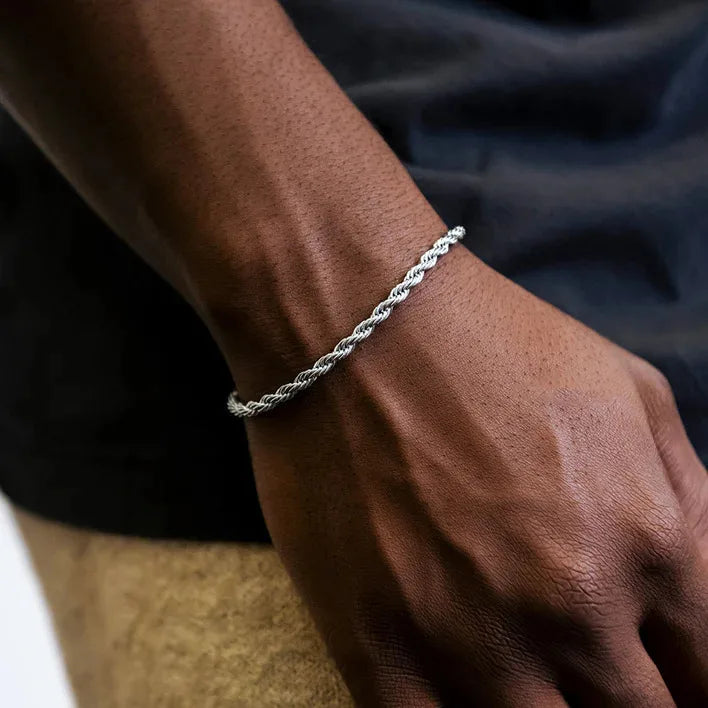 BRACELETS ARGENT HOMME