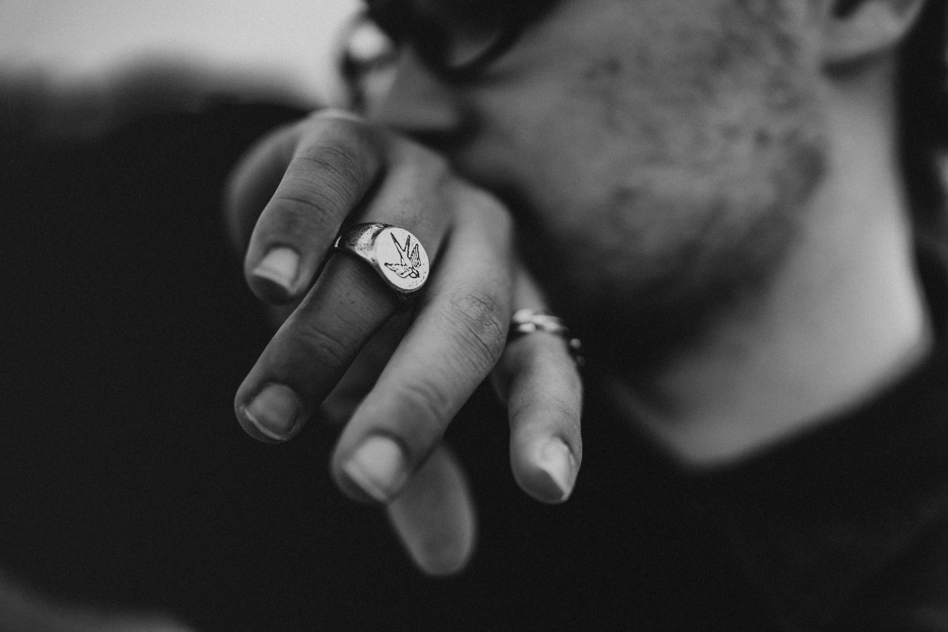 BAGUES ARGENT HOMME