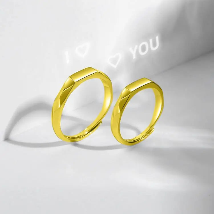 Bague en or du charme 
