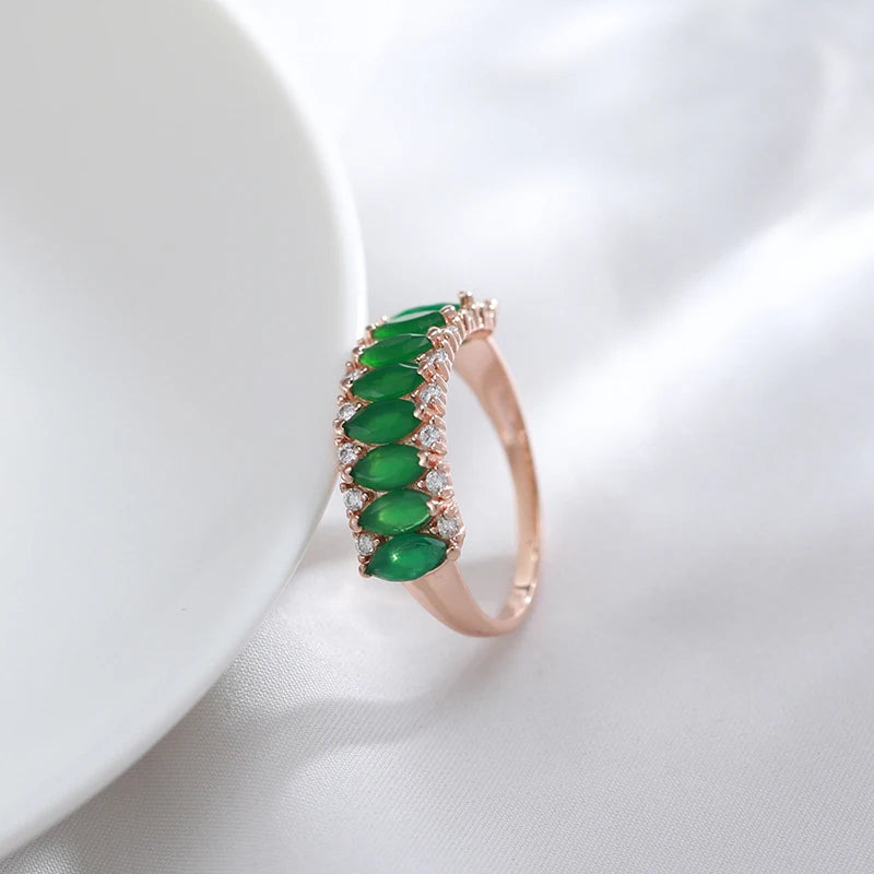 Bague_or_rose_strass_vert
