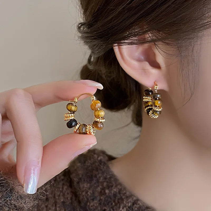 Boucle_d_oreilles_marron_or_boule