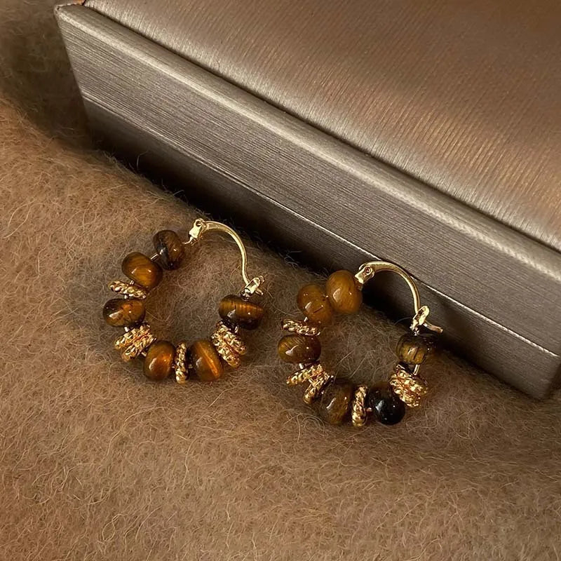 Boucle_d_oreilles_marron_or_boule_2