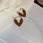 Boucle_d_oreilles_marron_or_triangle