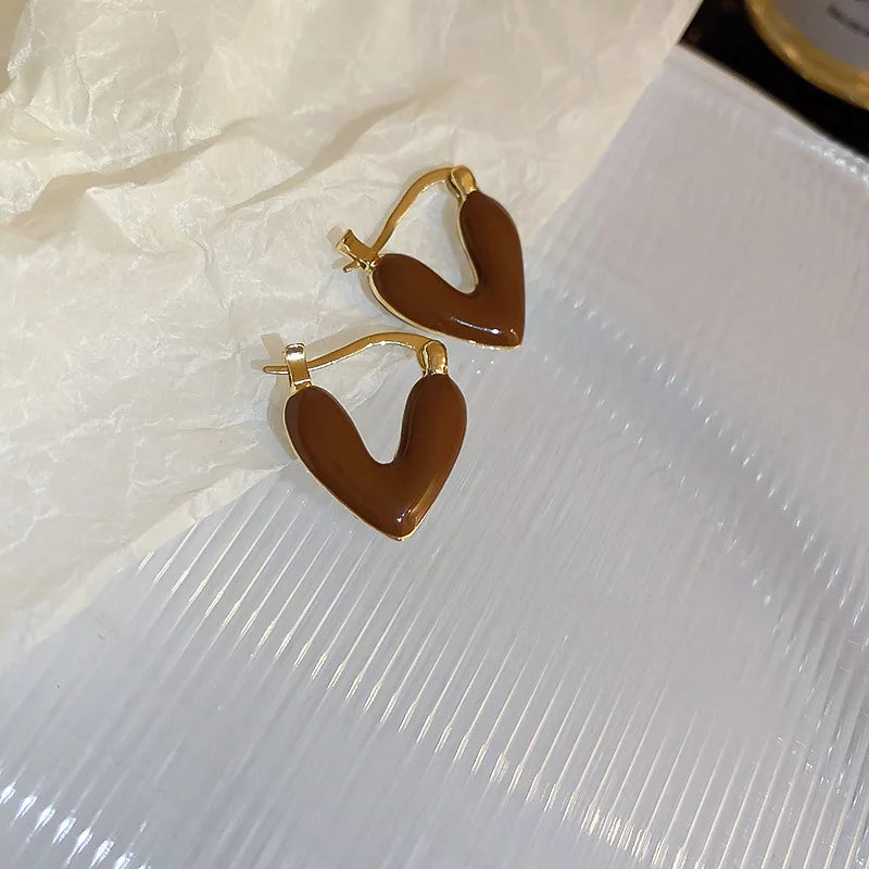 Boucle_d_oreilles_marron_or_triangle