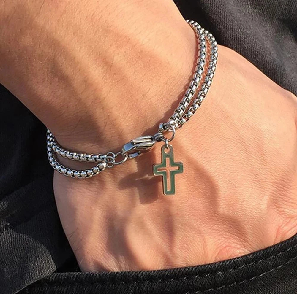 Bracelet_argent_croix_raffinement