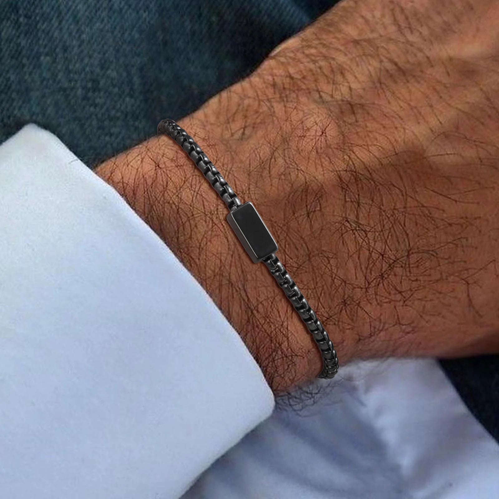 Bracelet_argent_leger_fonc__maille_raffin_2