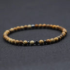 Bracelet_homme_perle_marron_bois