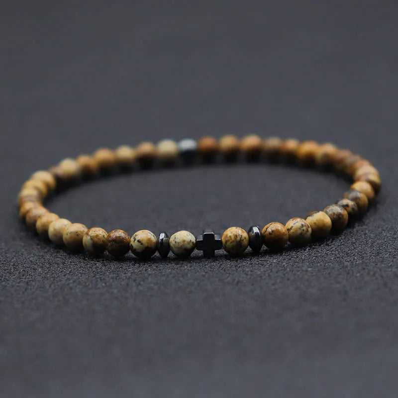 Bracelet_homme_perle_marron_bois