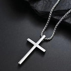 Collier_argent_croix_pendentif_raffinement