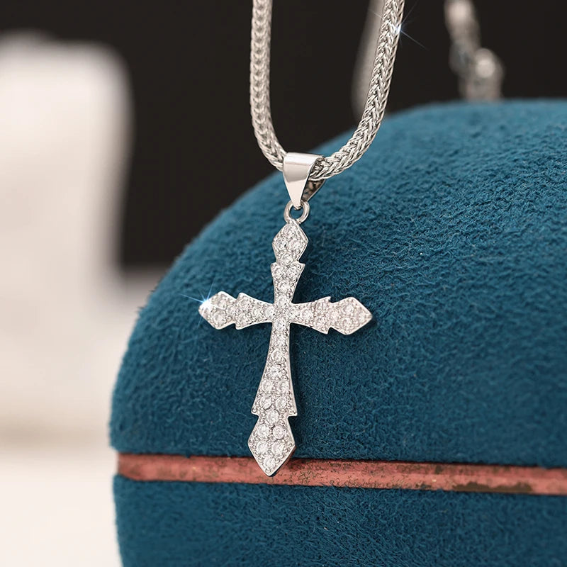 Collier_argent_diamant_croix_femme_1