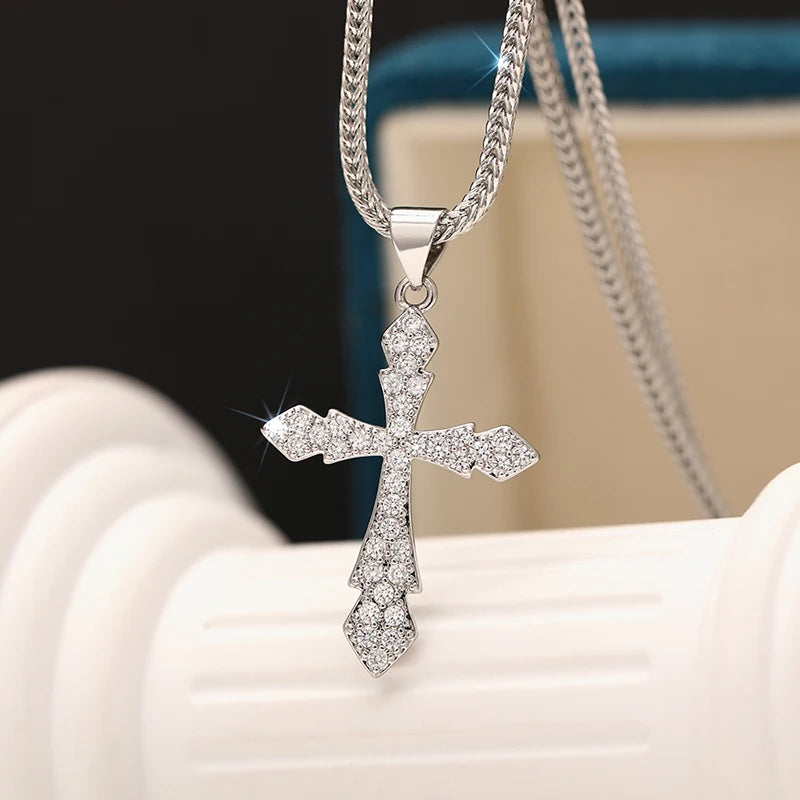 Collier_argent_diamant_croix_femme_2