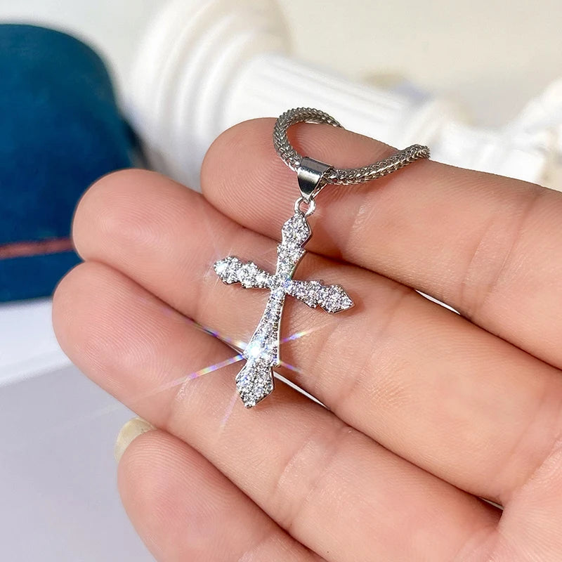Collier_argent_diamant_croix_femme_4