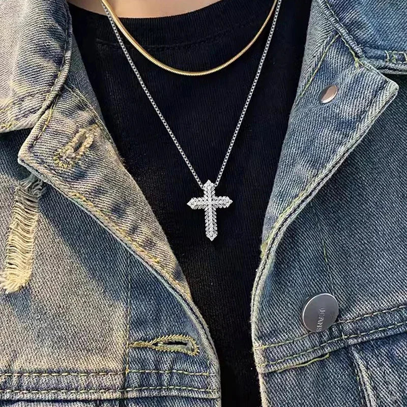 Collier_croix_argent_diamant_homme_5