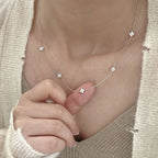 Collier_femme_etoile_diamant_argent
