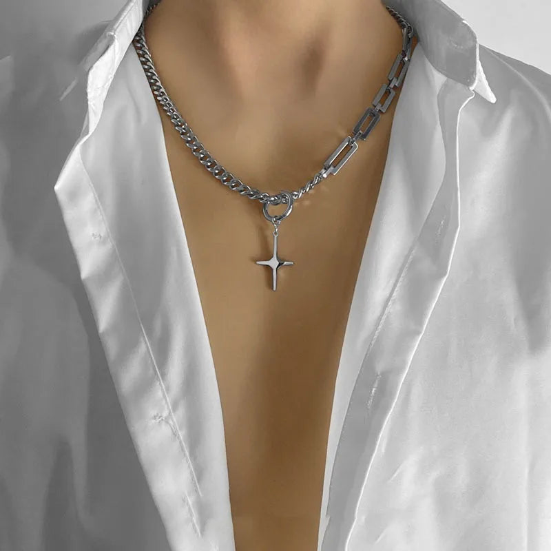 Collier_homme_argent_croix