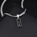 Collier_homme_argent_pendentif_noir_carr