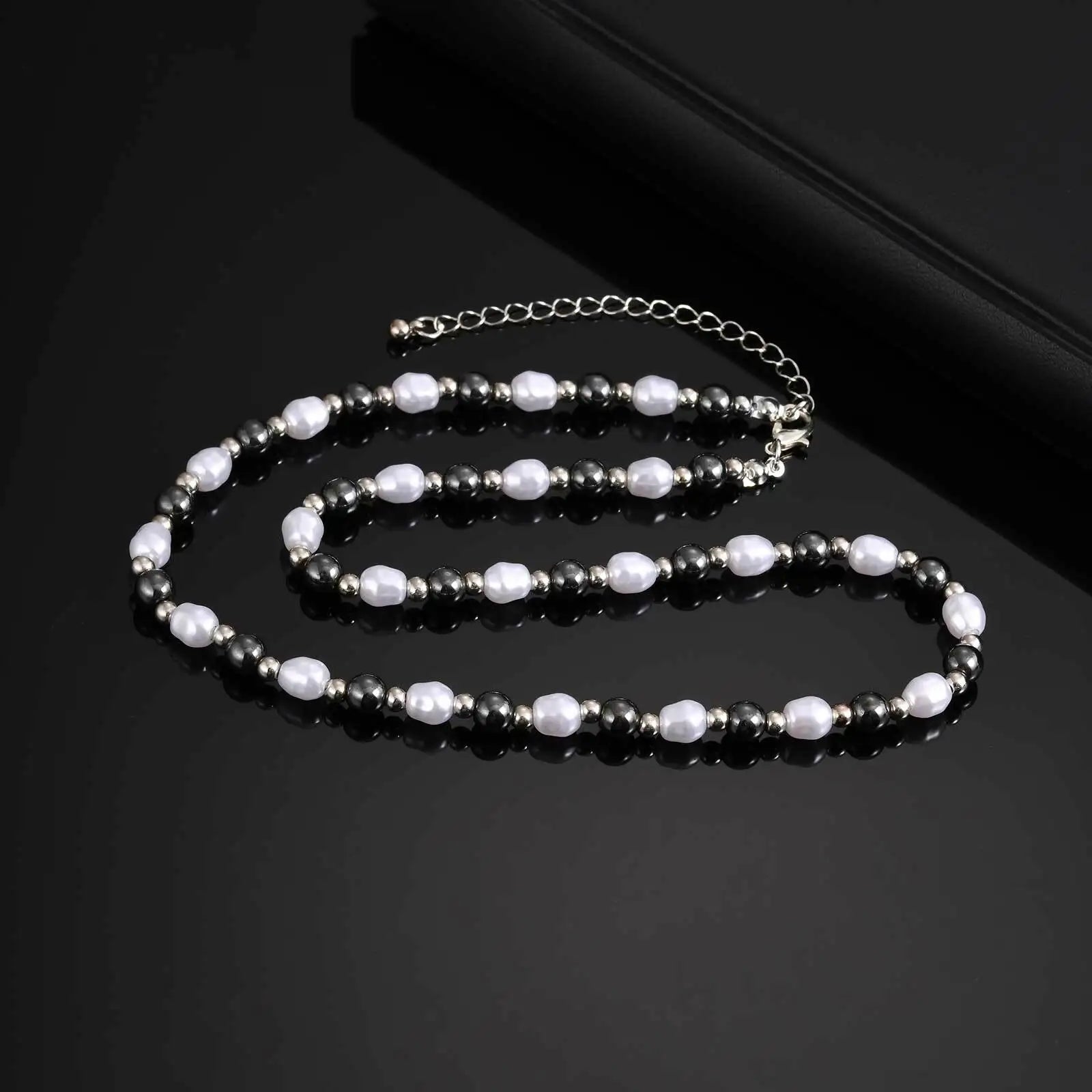 Collier_homme_argent_perle_4