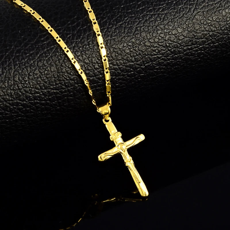 Collier_homme_or_croix_j_sus