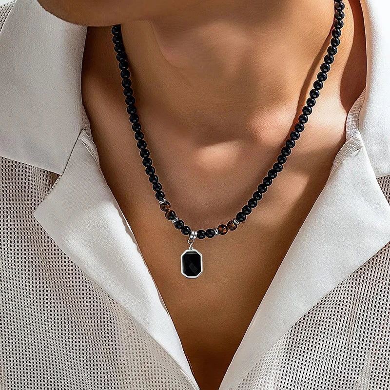 Collier_perle_noir_et_argent