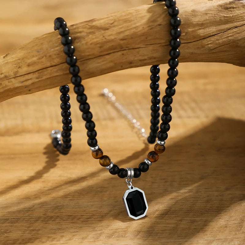Collier_perle_noir_et_argent_2