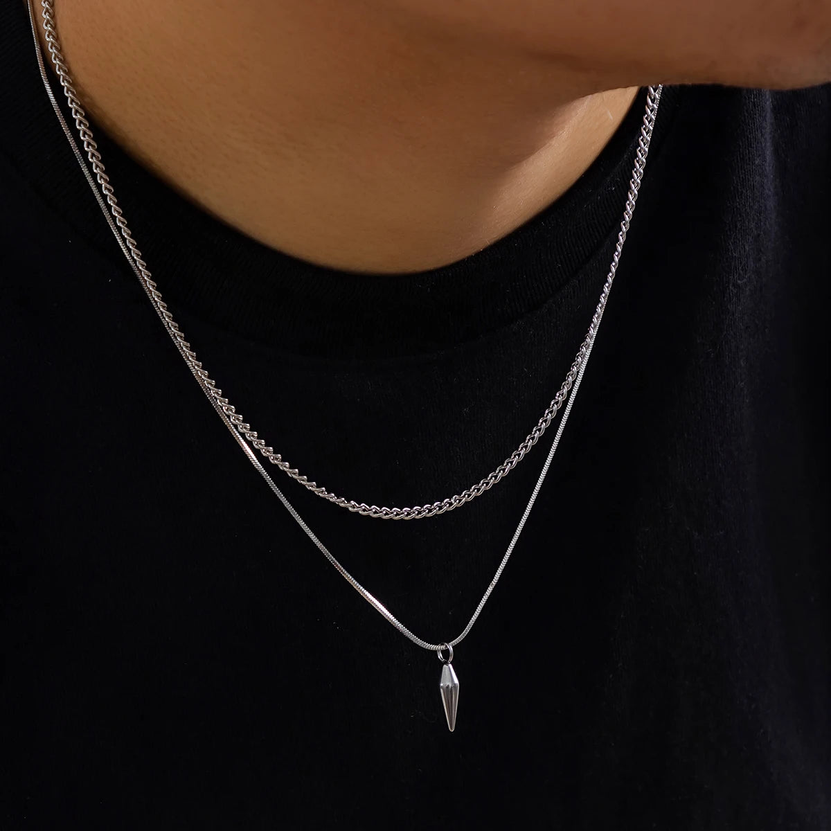 Double_collier_argent_allure_2
