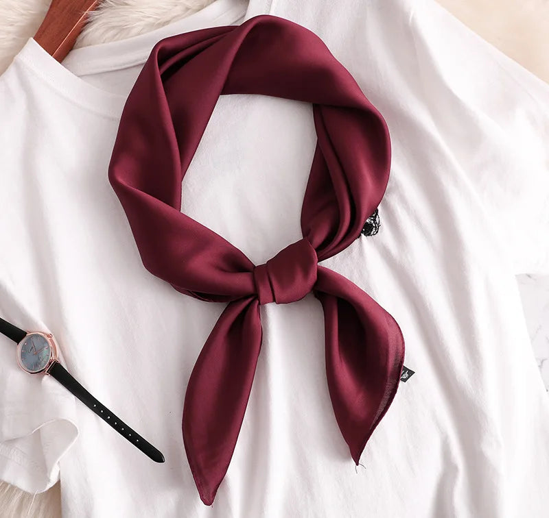 Foulard femme élégant et chic rouge