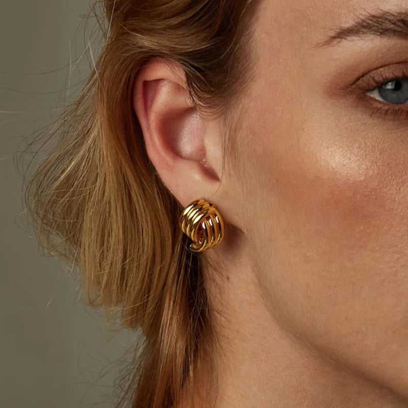 boucles d’oreilles anneaux or