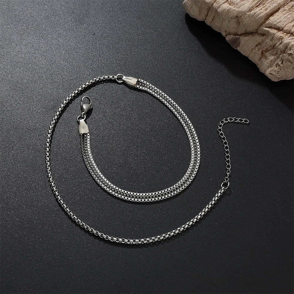 bracelet argent et noir homme