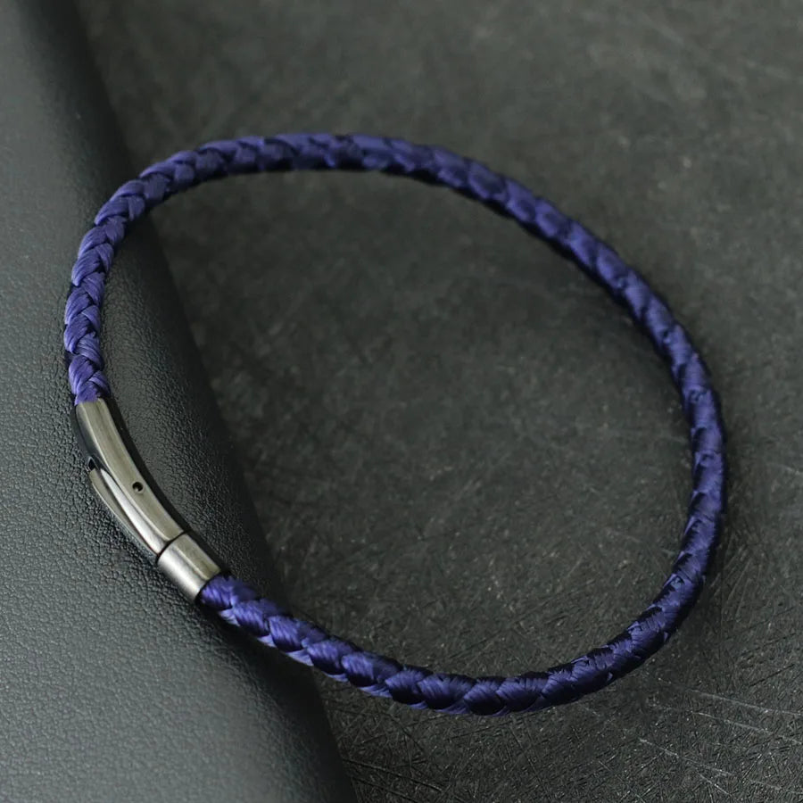 bracelet homme rouge noir bleu