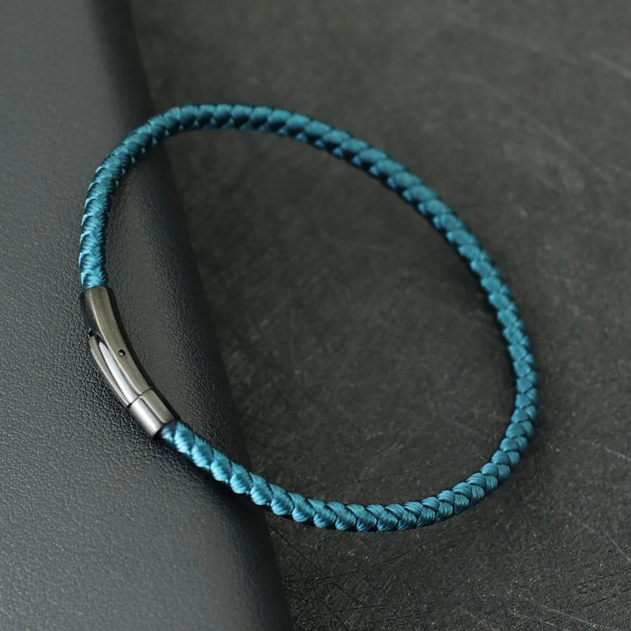 bracelet homme rouge noir bleu