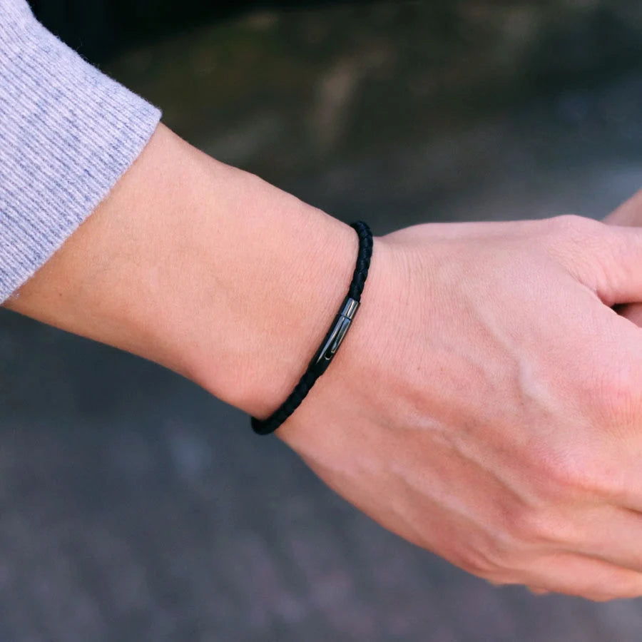 bracelet homme rouge noir bleu