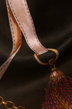 foulard femme très proche -- vue du tissu