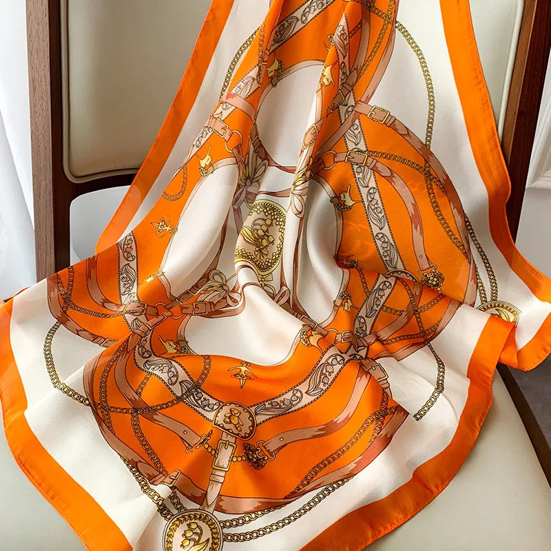 FOULARD ORANGE LARGE